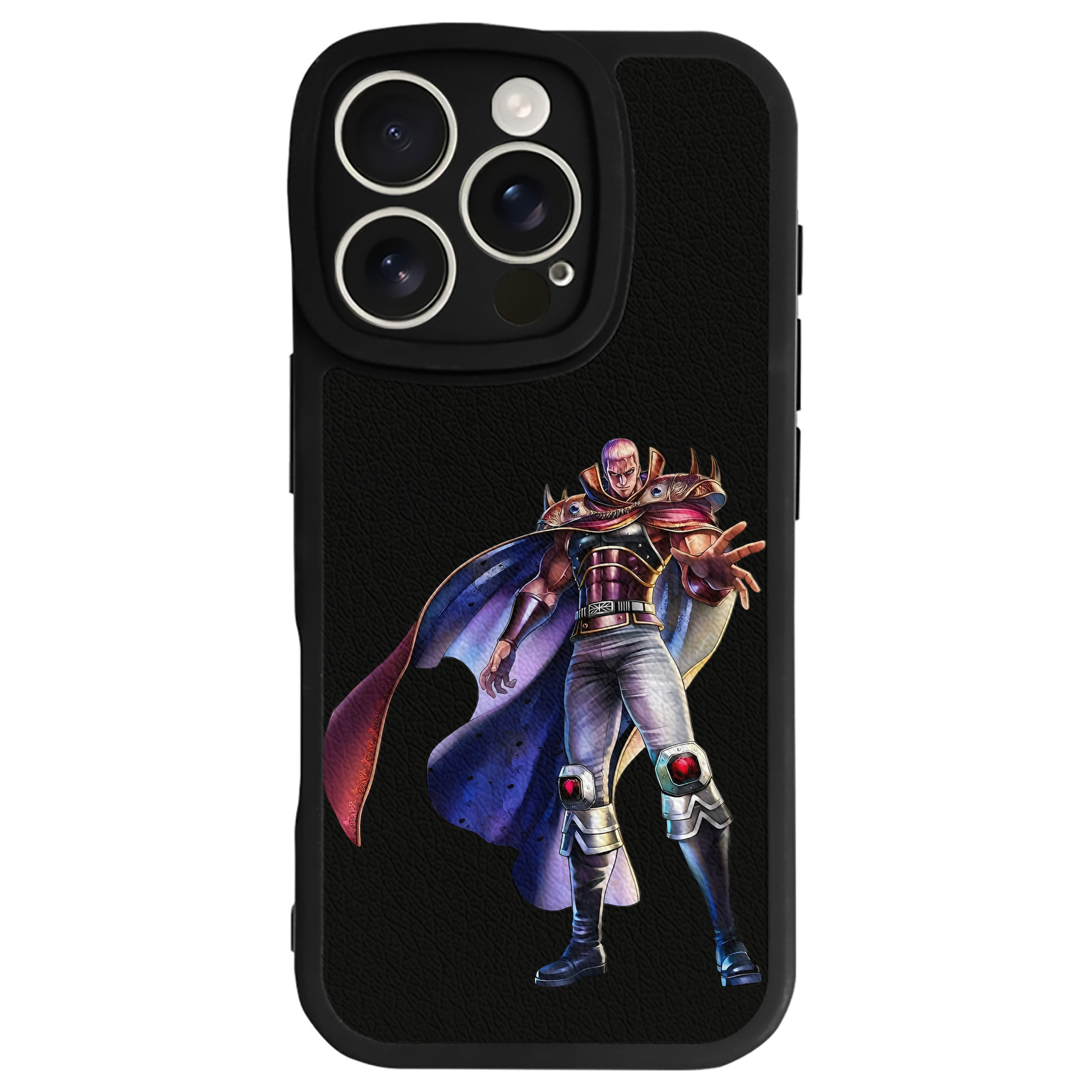 （画像用） 北斗の拳 Fist of the North Star 【iPhone 16シリーズ対応】シリコンスマホケース（レザー調） 材質：シリコン
